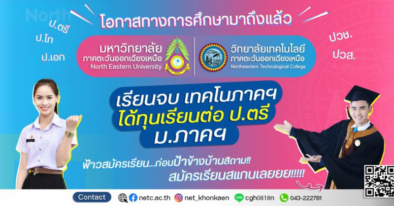 ประกาศรายชื่อผู้สมัครรับทุน เครือข่าย ป.ตรี ม.ภาคฯ