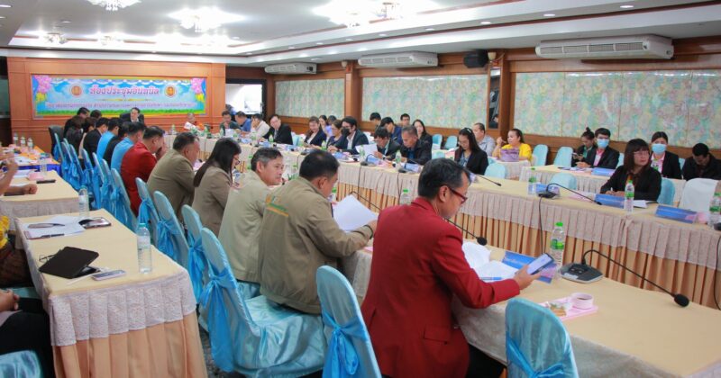 ร่วมประชุมเตรียมความพร้อมการจัดพิธีถวายผ้าพระกฐินพระราชทานของสำนักงานคณะกรรมการการอาชีวศึกษา